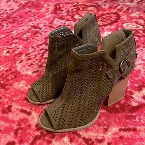 Charlotte Rousse Heeled Open Toed Booties